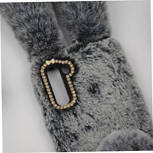 Mikinona Handyhülle Charm Handy Schutzhülle Handycover Handyzubehör Handyschale Plüschschale Dunkelgrau Mikinona Handyhülle Charm Handy Schutzhülle Handycover Handyzubehör Handyschale Plüschschale Dunkelgrau von Mikinona