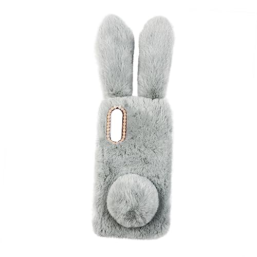 Mikinona Handyhülle Flauschiger Hasen-Handyschutz Zubehör zum Schutz des Telefons Flauschige Häschen-Telefonhülle kaninchenförmiger Telefonschutz Smartphone-Hülle Light Grey Mikinona Handyhülle Flauschiger Hasen-Handyschutz Zubehör zum Schutz des Telefons Flauschige Häschen-Telefonhülle kaninchenförmiger Telefonschutz Smartphone-Hülle Light Grey von Mikinona