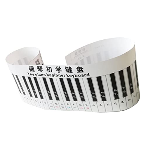 Mikinona Klaviertastatur-Aufkleber Klaviatur Piano-Übungs-Keyboard Keyboard für Klavieranfänger Schüler Klaviertastatur Klavier-Lernwerkzeuge Klavier lernen PVC Black Mikinona Klaviertastatur-Aufkleber Klaviatur Piano-Übungs-Keyboard Keyboard für Klavieranfänger Schüler Klaviertastatur Klavier-Lernwerkzeuge Klavier lernen PVC Black von Mikinona