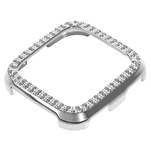 Mikinona Kratzfeste Abdeckung Diamant-Schutzhülle Diamantgehäuse Hülse Fall Sport zubehör sportzubehör stoßfeste Smartwatch-Hülle Smartwatch-Schale Silver Mikinona Kratzfeste Abdeckung Diamant-Schutzhülle Diamantgehäuse Hülse Fall Sport zubehör sportzubehör stoßfeste Smartwatch-Hülle Smartwatch-Schale Silver von Mikinona
