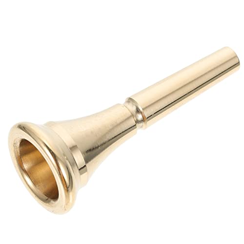 Mikinona Messinghornmund kleines Hornmundstück Posaune Trompetenmundstück Tuba-Mundzubehör Professional Mundstück für Waldhorn Horn-Zubehör Mundstück aus Horn Kupfer Golden Mikinona Messinghornmund kleines Hornmundstück Posaune Trompetenmundstück Tuba-Mundzubehör Professional Mundstück für Waldhorn Horn-Zubehör Mundstück aus Horn Kupfer Golden von Mikinona