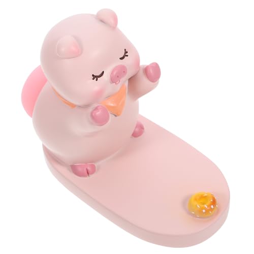 Mikinona Mobiltelefonständerdekoration Dein tierische telefonhalterungen Inhaber Stand handyhalterung Telefonhalterständer handyhalter Schreibtisch Handy schreibtischhalter Harz Rosa von Mikinona