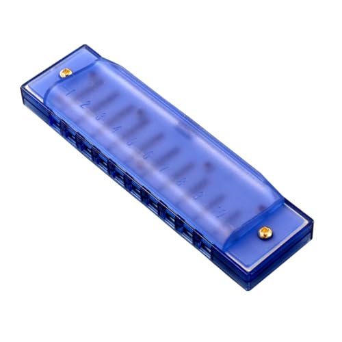 Mikinona Mundharmonika mit Musikmotiven Harmonica Kleinkindspielzeug Kinderspielzeug Einsteigerinstrumente für Musikinstrumente für Blau Mikinona Mundharmonika mit Musikmotiven Harmonica Kleinkindspielzeug Kinderspielzeug Einsteigerinstrumente für Musikinstrumente für Blau von Mikinona