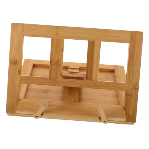 Mikinona Notenständer Kochbuchhalter Desktop-Musikständer Bibelständer für die Präsentation zu Hause Rezepthalter für Theke Ständer für Bibelhalter Buchständer zum Lesen Bambus Beige Mikinona Notenständer Kochbuchhalter Desktop-Musikständer Bibelständer für die Präsentation zu Hause Rezepthalter für Theke Ständer für Bibelhalter Buchständer zum Lesen Bambus Beige von Mikinona