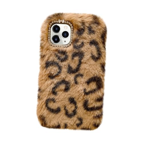 Mikinona Plüsch Handykoffer Schutzhülle Leoparden-handyhülle Handyhülle Mit Leopardenmuster Handyhülle Süß von Mikinona