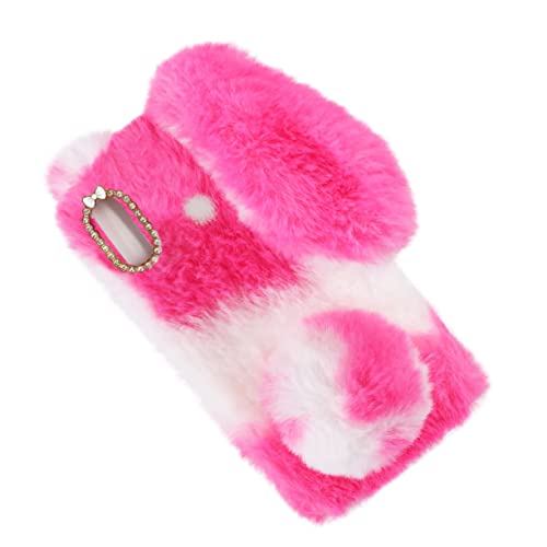 Mikinona Plüsch Handykoffer Telefonkoffer Smartphone-Hülle Schutz der telefonabdeckung Flauschige Handyhülle Handy Abdeckung Cartoon-Telefonschale dekorative Handyhülle Rosa Mikinona Plüsch Handykoffer Telefonkoffer Smartphone-Hülle Schutz der telefonabdeckung Flauschige Handyhülle Handy Abdeckung Cartoon-Telefonschale dekorative Handyhülle Rosa von Mikinona