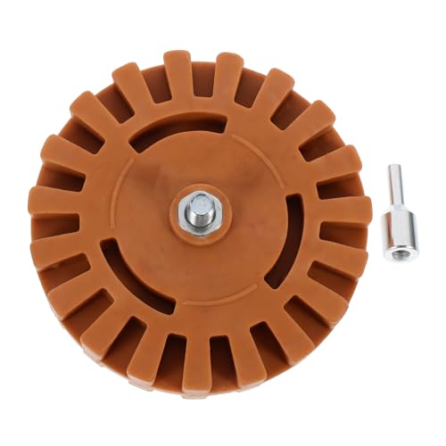 Mikinona Radauto Gummimiergummi für Auto Aufkleberentfernung Radiergummi mit Bohrer Adapter für Einfache Montage Effektives Demontagewerkzeug für Aufkleber Vinyl und Klebereste von Mikinona