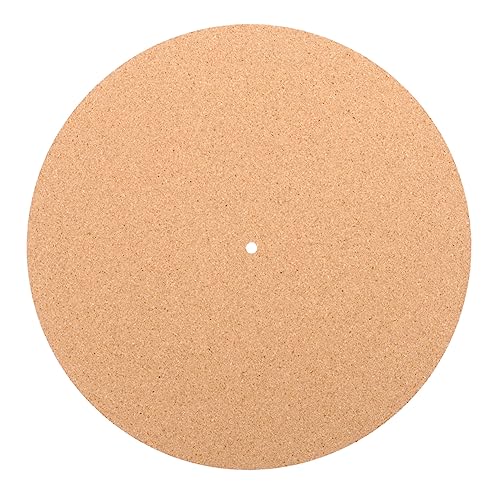 Mikinona Rekordmatte Durchsichtige Schallplattenmatte Plattenspieler-slipmat-pad Schallplatten-Plattenspieler-Matte Slipmat Für Plattenspieler Kork Antistatisch Vinyl-Plattenspieler von Mikinona