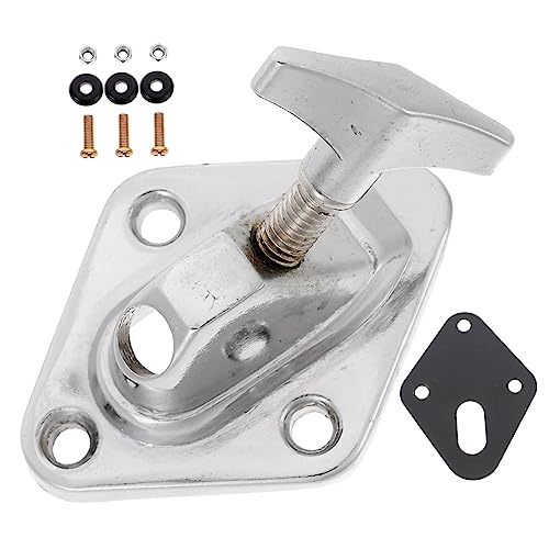 Mikinona Silber Drum Rack Snare Drum Beinstütze Silber Überzogene Eisen Boden Tom Bein Halterung Trommel Ständer Teile von Mikinona
