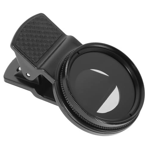 Mikinona Telefon Neutraldichtefilter Clip Polarisator Solar Foto Licht Dashcam Wide para Kamera Cpl Kit UV Schutz Standring Polarisiertes Handy Handys Mobiltelefon Schwarz von Mikinona