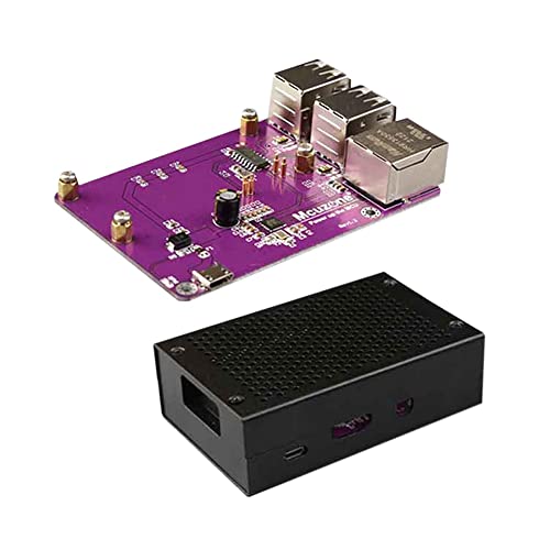 Für 2 W auf 3B Board USB HUB 100 Mbps Ethernet Erweiterungsplatine mit Aluminiumgehäuse B von Mikiso