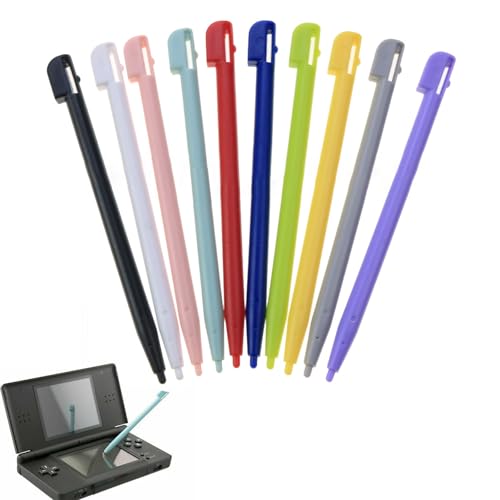 10 Stück Eingabestift Stift, Ersatzstift für Kunststoff Set, Ersatzstift Kunststoff, Touch Stylus Stift Ersatz Kompatibel, Stylus Console Stylus, Kunststoff Spielkonsole Zubehör (10 Farben) von Mikiuly
