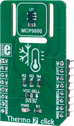 MIKROE-2979 - Temperatur-Sensor Click Board™, MCP9800 von MikroElektronika