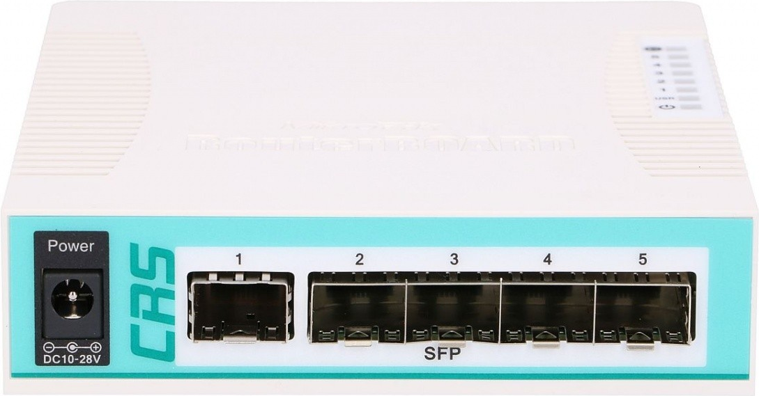 MikroTik CRS106-1C-5S L5 5xSFP 1G, 1xGigabit LAN PoE / SFP combo, Desktop case (MT CRS106-1C-5S) von MikroTik