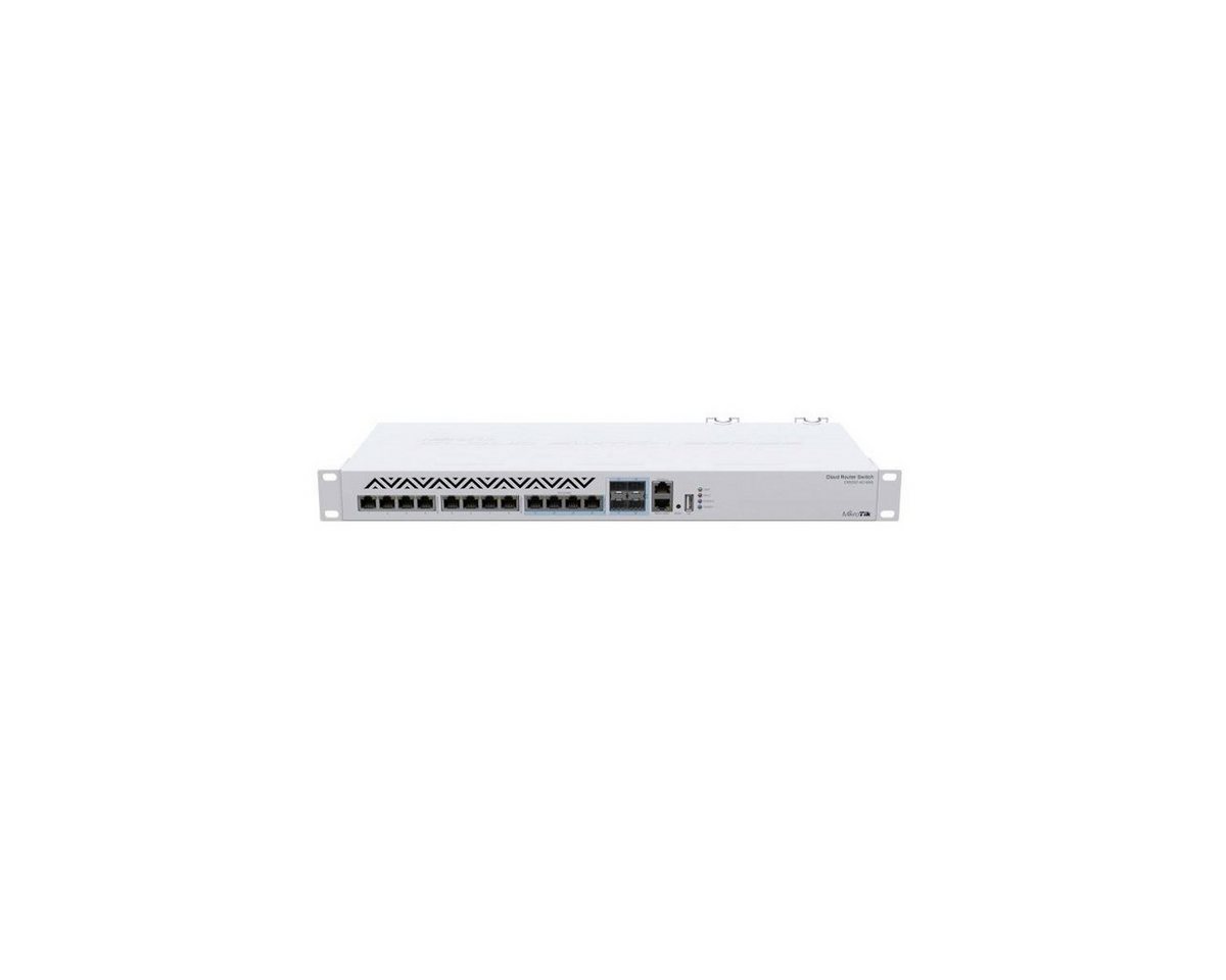MikroTik CRS312-4C+8XG-RM - Cloud Router Switch mit 8x 10G... Netzwerk-Switch von MikroTik