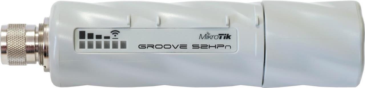 MikroTik Groove 52 mit 600MHz Atheros CPU, 64MB RAM, 2.4/5 GHz 802.11a/b/g/n Interface Wireless Systeme (RBGROOVE52HPN) von MikroTik