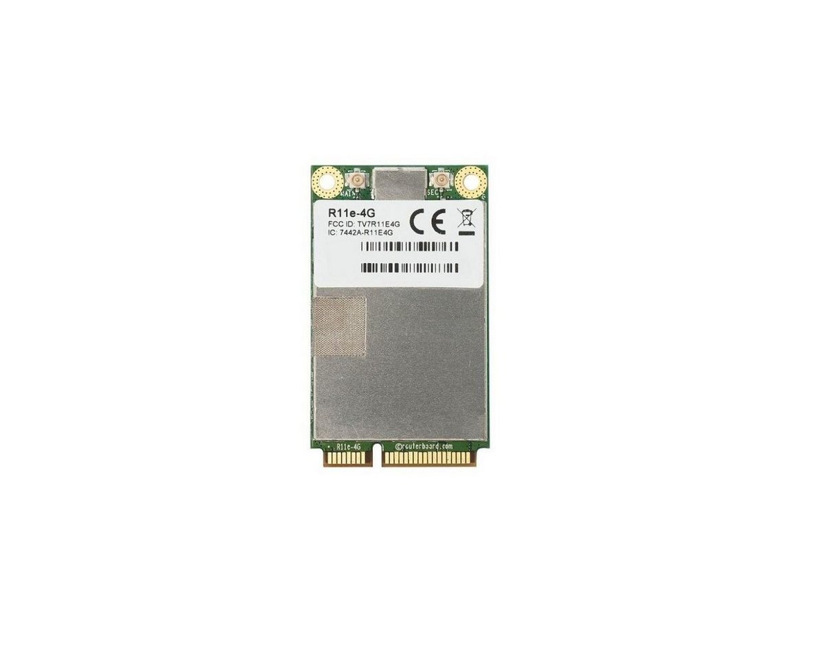 MikroTik R11E-4G - 4G/LTE miniPCIe-Karte mit 2x u.FL-Anschlüssen Computer-Adapter von MikroTik