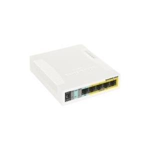 MikroTik RouterBOARD RB260GSP - Switch - managed - 1 x 10/100/1000 (PoE) + 4 x 10/100/1000 (PoE Durchführung) + 1 x SFP - Desktop - PoE (RB260GSP) von MikroTik