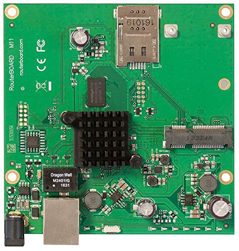 MikroTik RBM11G - RouterBOARD M11G with - Dual Core 880MHz CPU, 256MB - RAM, 1x Gbit LAN, 1x miniPCI-e, RouterOS L4 - Warranty: 1Y von MikroTik