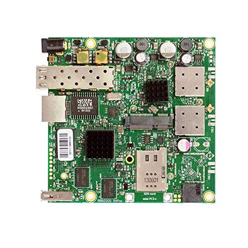 MikroTik RouterBOARD 922UAGS with 720MHz Atheros CPU, 128MB RAM, RB922UAGS-5HPACD (720MHz Atheros CPU, 128MB RAM, 1xGigabit LAN, USB, 1xSFP, miniPCIe, SIM Slot, Built-in 5Ghz 802.11a/c 2x2 Two c) von MikroTik