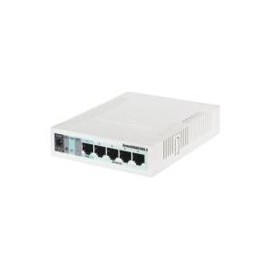 MikroTik RouterBOARD RB260GS - Switch - verwaltet - 1 x 10/100/1000 (PoE) + 4 x 10/100/1000 + 1 x SFP - Desktop - PoE von MikroTik