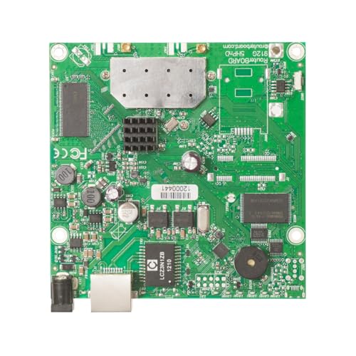 MikroTik RouterBOARD RB911G-2HPnD, Gigabit Port integrierte Hochleistungs-Wireless-Karte, bis zu 1000mW Ausgangsleistung, High Power, MikroTik RouterOS, Level3 License (Supports Wireless CPE/PtP) von MikroTik