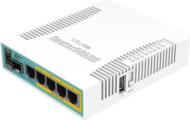 MikroTik RouterBOARD hEX RB960PGS - Router - 4-Port-Switch - GigE von MikroTik