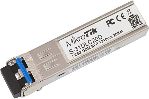 MikroTik SFP Module 1.25G SM 20km 1310nm, S-31DLC20D (20km 1310nm) von MikroTik