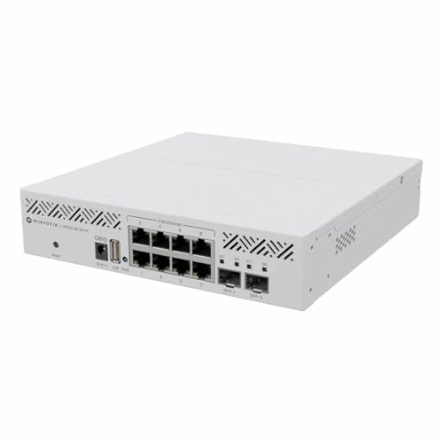 Mikrotik CRS310-8G 2S IN: L3 Smart Switch Géré 2.5G Ethernet (100/1000/2500) Connexion Ethernet, supportant von MikroTik