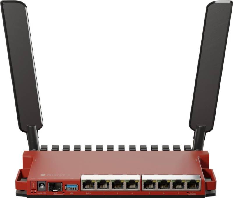 Mikrotik L009UiGS-2HaxD-IN WLAN-Router Gigabit Ethernet Einzelband (2,4GHz) Rot (L009UIGS-2HAXD-IN) von MikroTik