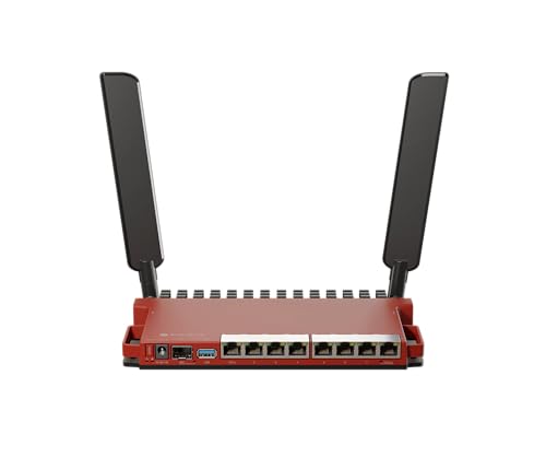 Mikrotik L009UiGS-2HaxD-IN routeur sans fil Gigabit Ethernet Monobande (2,4 GHz) Rouge von MikroTik