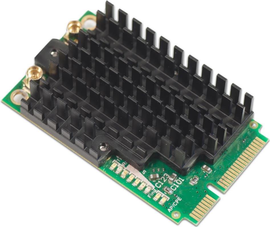 MikroTik RouterBOARD R11e-5HnD - Netzwerkadapter - Mini PCI - 802,11a, 802,11b/g/n (R11e-5HnD) von MikroTik
