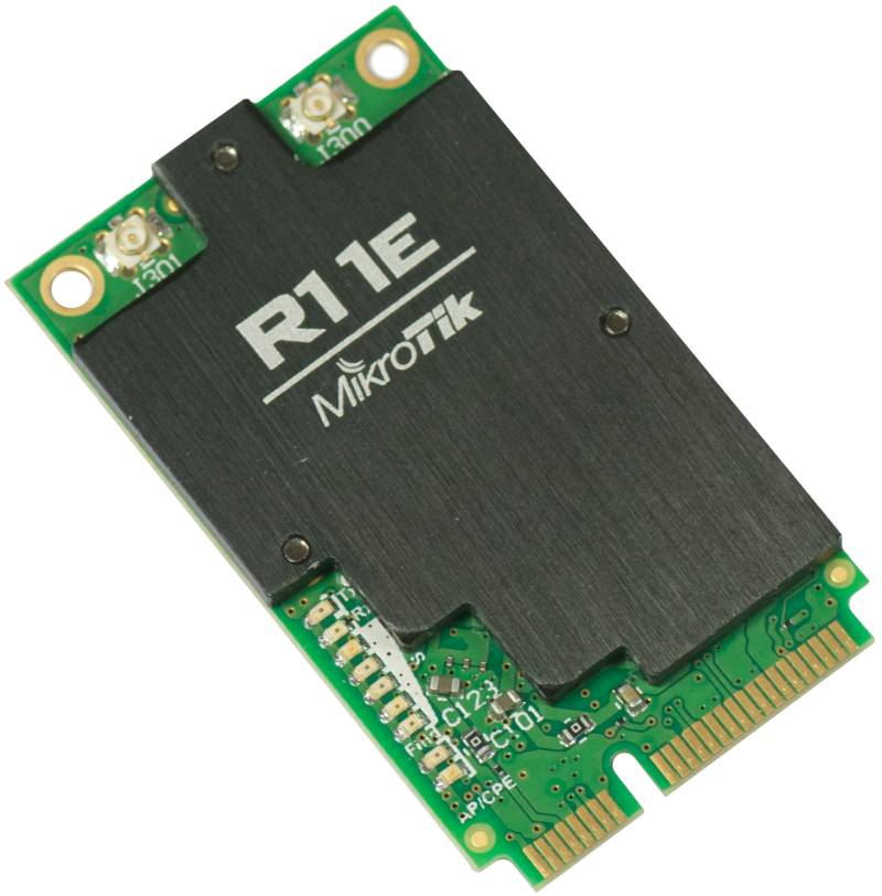 Mikrotik R11e-2HnD - Kabellos - Mini PCI Express - RF Wireless - 2x uFL - AR9580 - IEEE 802.11b - IEEE 802.11g - IEEE 802.11n (R11e-2HnD) von MikroTik