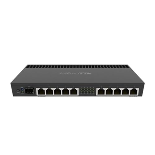 Mikrotik RB4011IGS+RM Wired Router Gigabit Ethernet Black von MikroTik