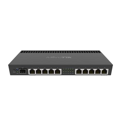 MikroTik Routerboard RB4011IGS+RM, 11 Ports, 10/100 Mbit/s, 5 GHz, Dual Band, WPA2, WPA3, Ethernet, 802.11AC, Touch, Router, Netzwerkrouter, Netzwerk von MikroTik