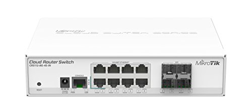 Mikrotik Šakotuvas NET Router/Switch 8PORT 1000M/4SFP CRS112-8G-4S-IN von MikroTik