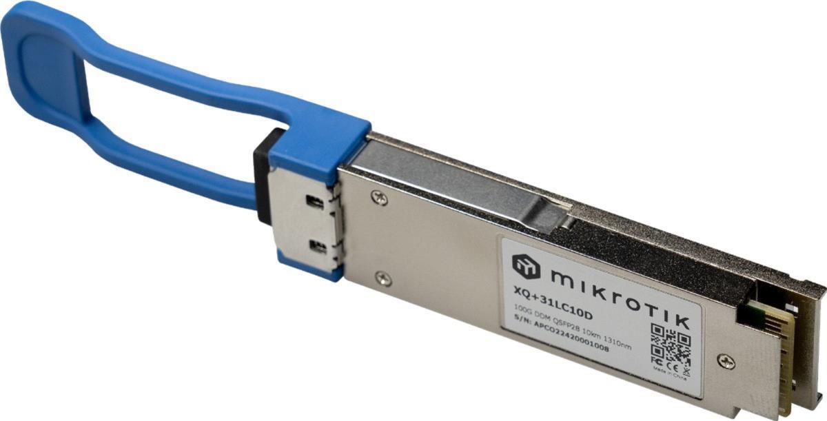 Mikrotik XQ+31LC10D Netzwerk-Transceiver-Modul Faseroptik 100000 Mbit/s QSFP28 1309 nm (XQ+31LC10D) von MikroTik