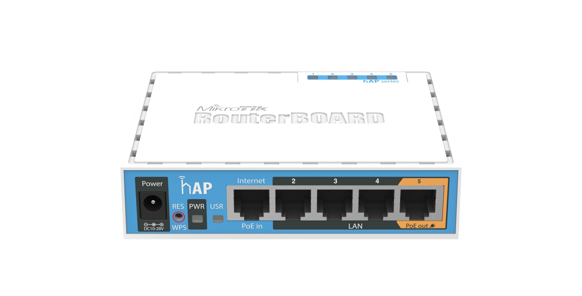 Mikrotik hAP Eingebaut Energie Über Ethernet (PoE) Unterstützung Weiß WLAN Access Point (RB951Ui-2nD) von MikroTik