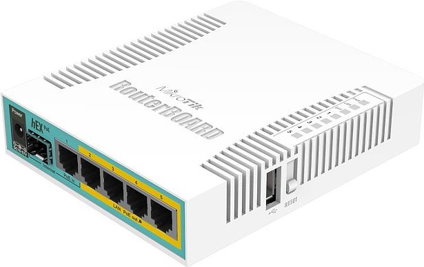 MikroTik RouterBOARD hEX RB960PGS - Router 4-Port-Switch - 1GbE (RB960PGS) von MikroTik