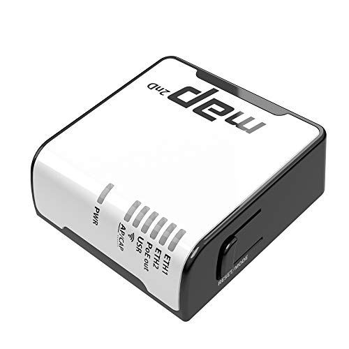 MikroTik mAP schwarz, weiß Ethernet, unterstützt Stromversorgung über diesen Port (PoE). MikroTik mAP schwarz, weiß Ethernet, unterstützt Stromversorgung über diesen Port (PoE). von MikroTik