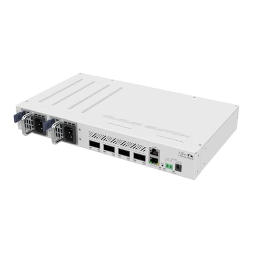 Switch|MIKROTIK|CRS504-4XQ-IN|Rack 1U|1x10Base-T / 100Base-TX|4xQSFP28|CRS504-4XQ-IN von MikroTik