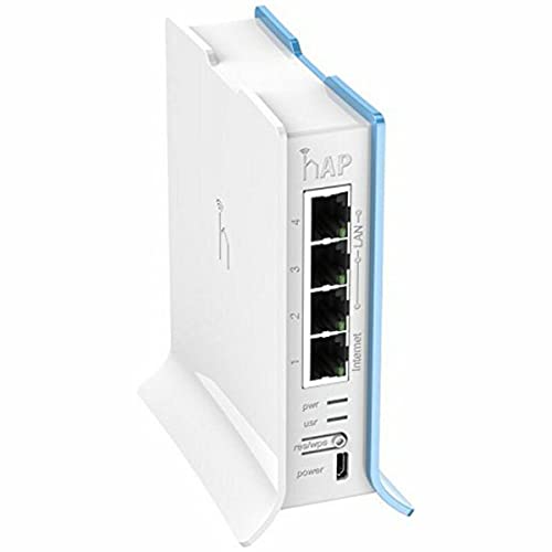 Wandmontage rb941–2 nd-tc 300 Mbit/s – Access Point (DSSS,-20–70 °C, IEEE 802.11b, IEEE 802.11 g, IEEE 802.11 N, DSSS, OFDM, Micro-USB, Blau, Weiß) von MikroTik