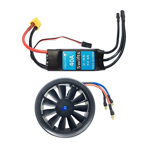 Milageto 50mm Ducted / 4300Kv Brushless Motor RC Jet Airplane DIY Accessory Parts von Milageto