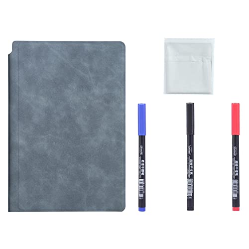 Milageto Intelligentes Notizbuch, Whiteboard-Schreibtisch, trocken abwischbares Pad, A5-Zeichnungsnotizbuch, wasserdichte, Navy blau von Milageto