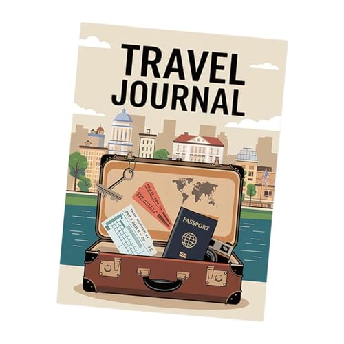Milageto Reiseplaner Reisen Journal mit Packing List Notebook Guided Gift Holiday, einfach zu bedienen Urlaub, Organisatorzubehör von Milageto