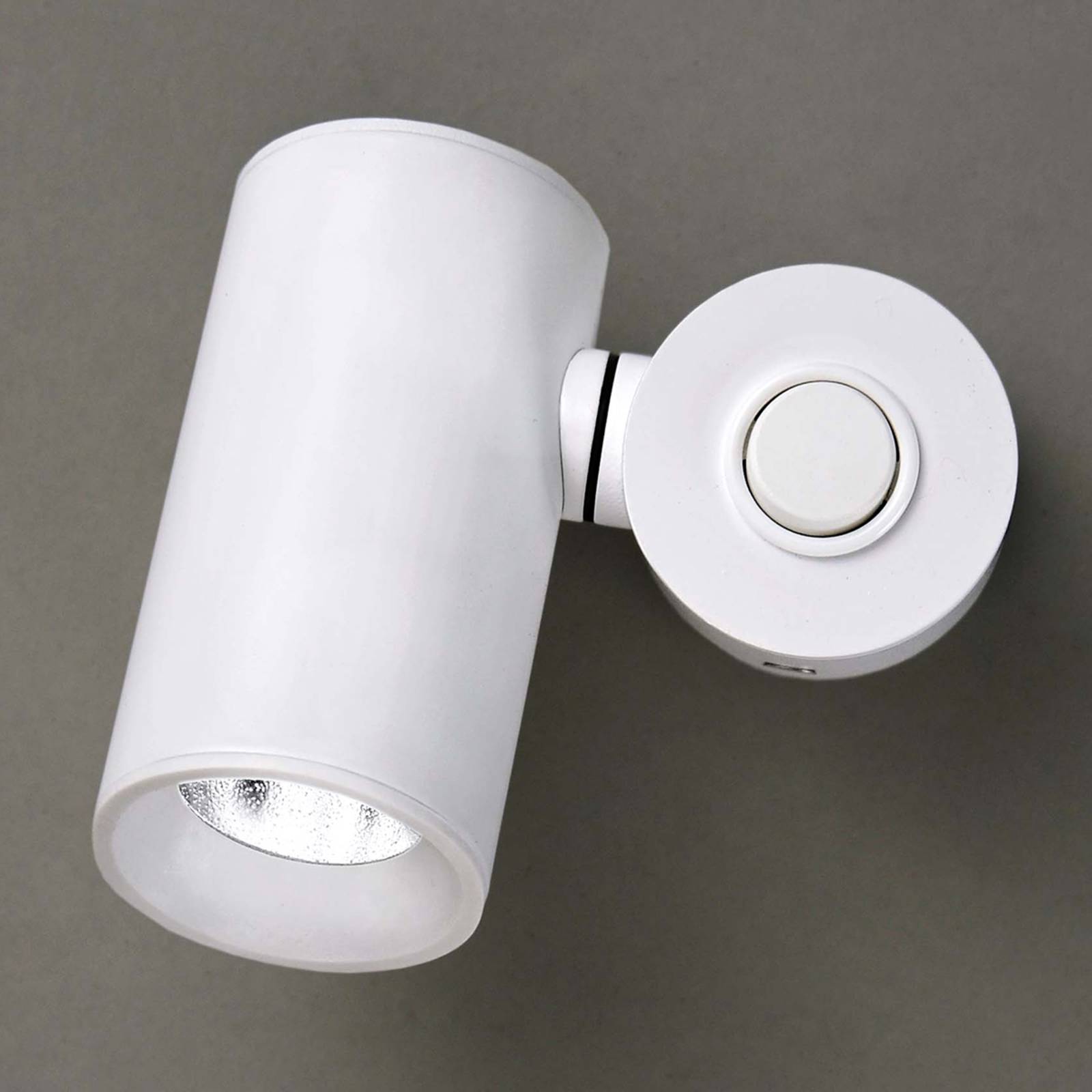 Milan Haul LED-Wandleuchte zylindrisch, weiß von Milan Iluminación