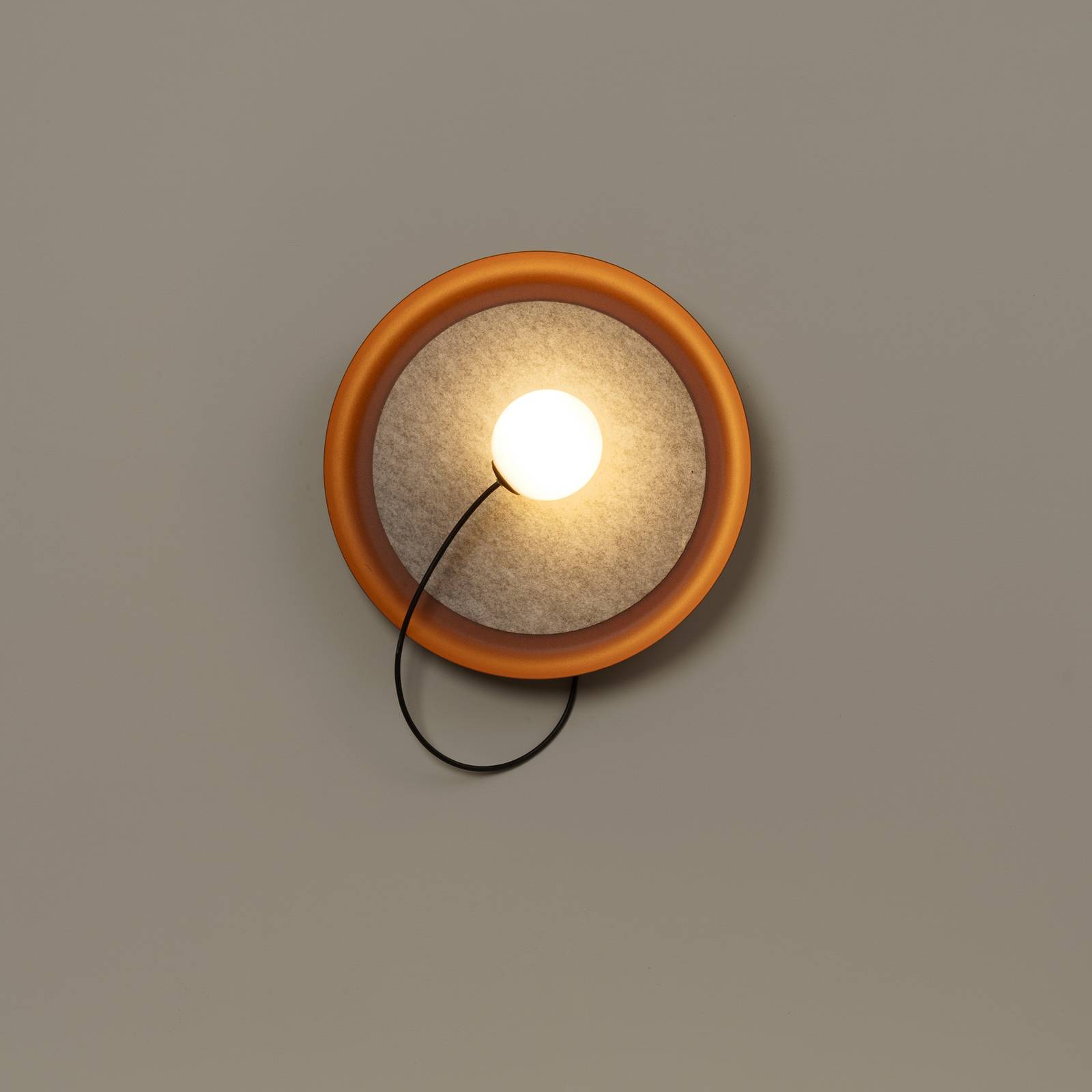 Milan Wire Wandleuchte Ø 38 cm kupfermetallic Milan Wire Wandleuchte Ø 38 cm kupfermetallic von Milan Iluminación