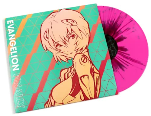 Evangelion Finally Limited Edition Opaque Pink And Magenta Splatter Vinyl von Milan Records