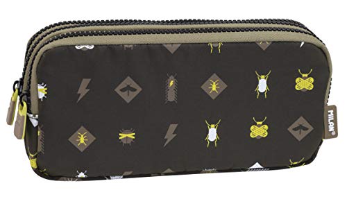 Be Atomic, 3 Reißverschlüsse, Schwarz von Milan