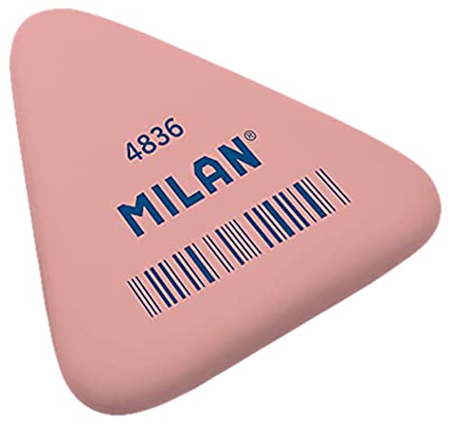 Behälter mit 36 flexiblen Dreieckgummis, Rosa, 4836 von Milan